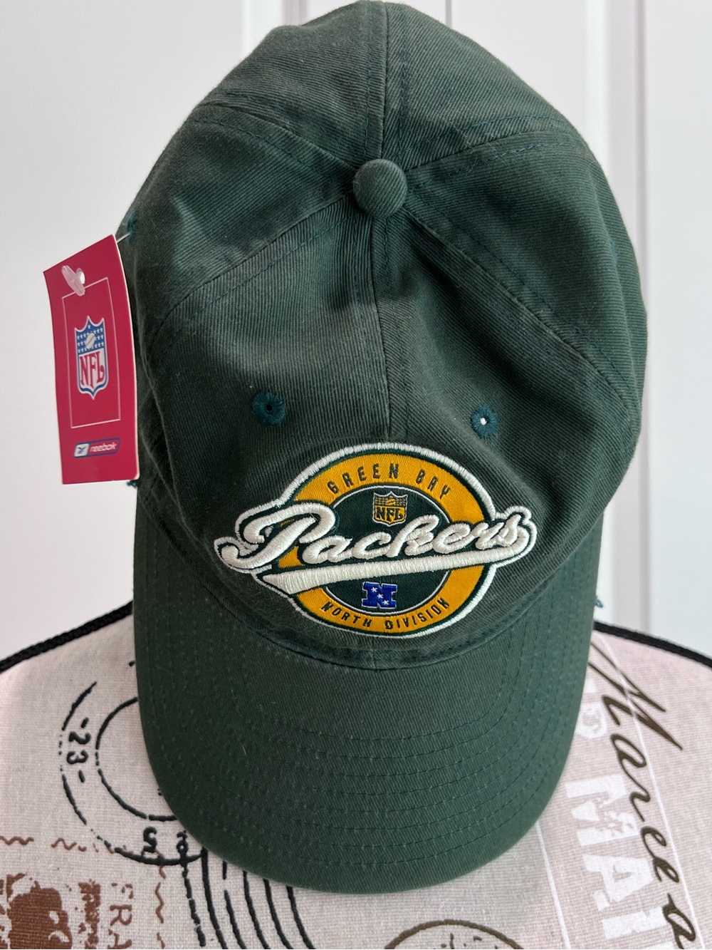 Official Reebok Green Bay Packers cap.